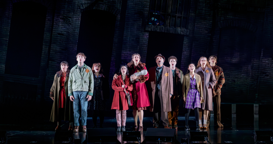 The cast of the world premiere musical RUTKA at Cincinnati Playhouse in the Park. Photo by Mikki Schaffner.