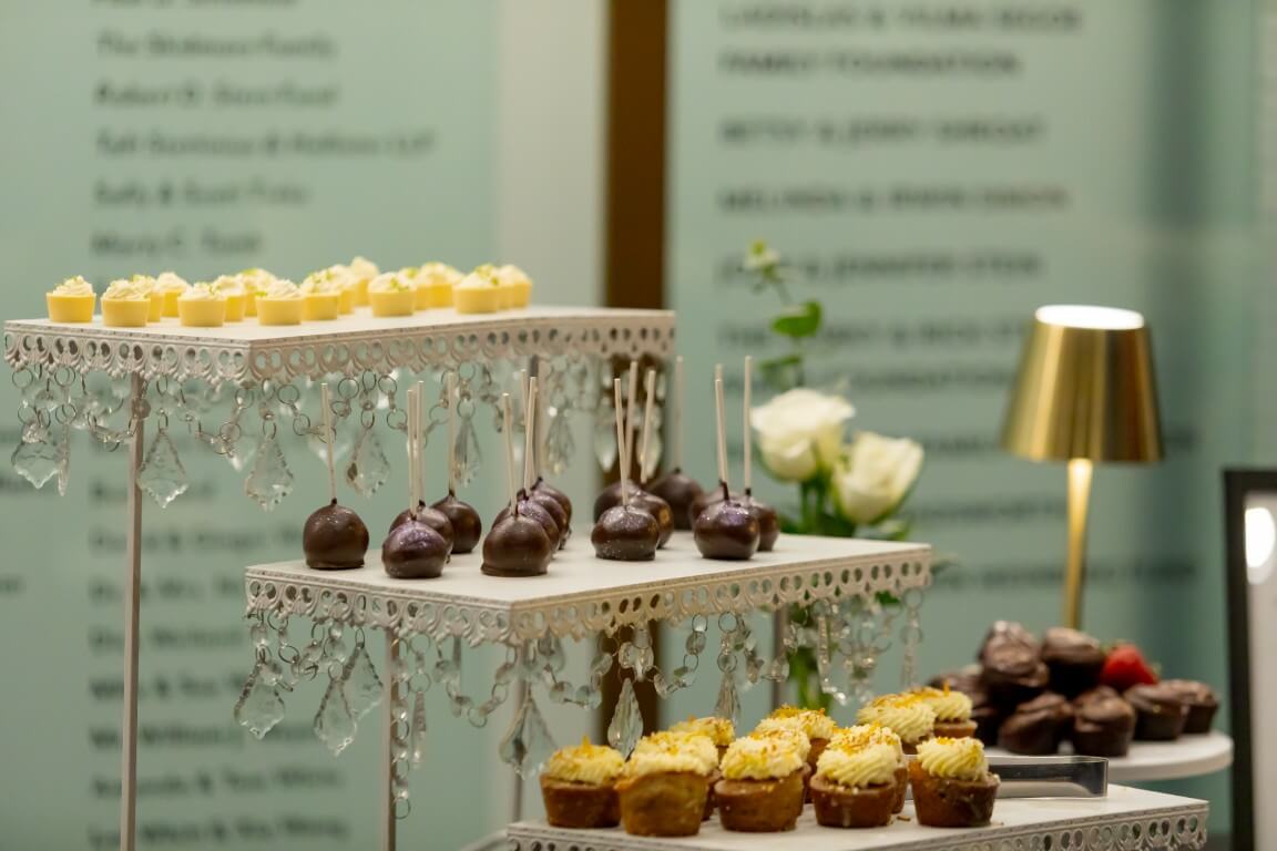 Desserts at an event