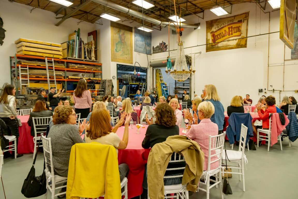 Dinner at the prop shop